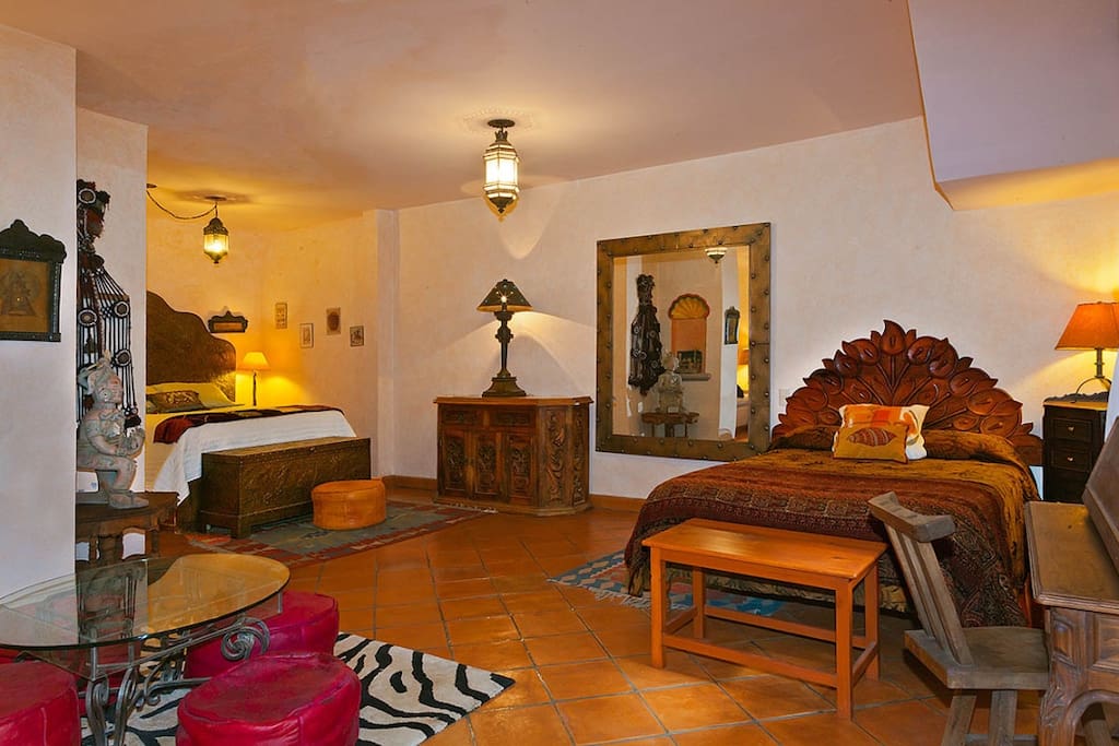 Bedroom of Moroccan suite