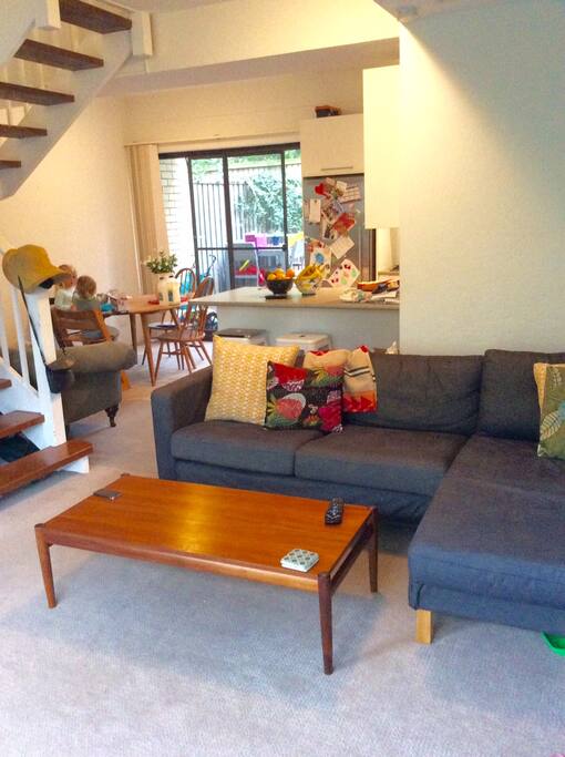 open plan living space