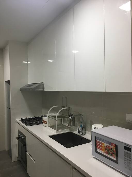 Kitchen with cooking facilities