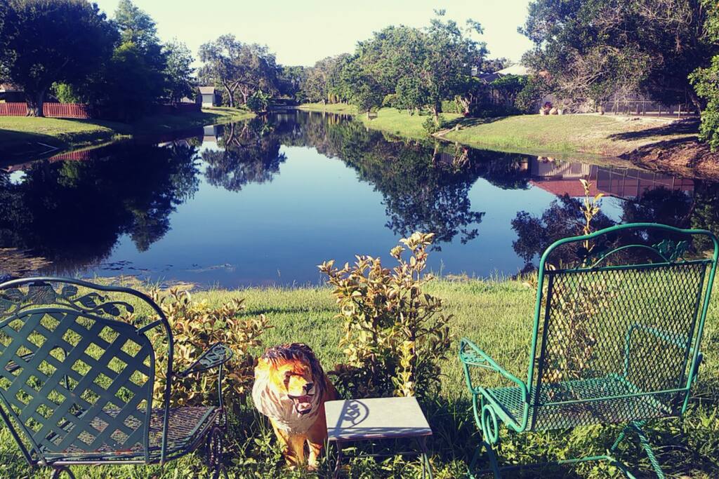 The best view in Bradenton! Private seating area outside your Master Suite.