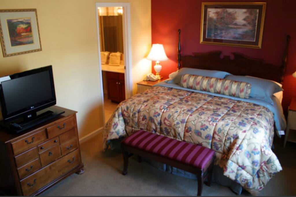 Master with on suite bathroom.
