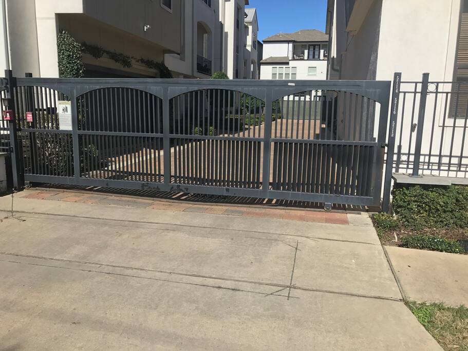 Security Gate outside of the community