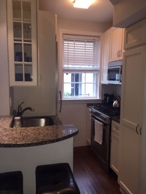 Beautiful kitchen (recently remodeled) with high-end appliances - Bosch and Liebherr