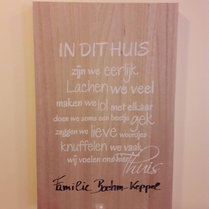 Welkom in het appartement