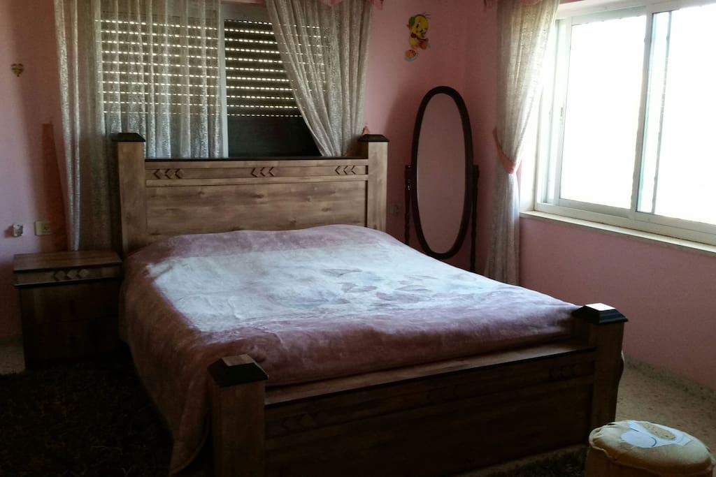 A royal bedroom.