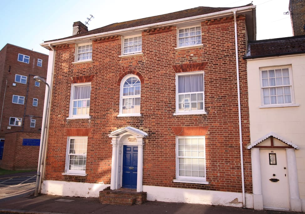The building - a 200 year old Grade II listed former coach house