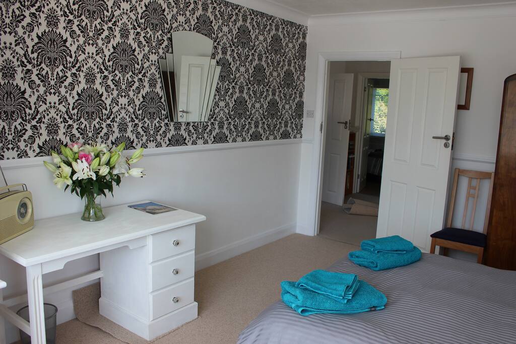 Newly decorated Regency room.