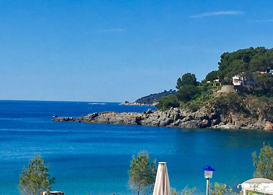 Baie de LLafranch vue du balcon