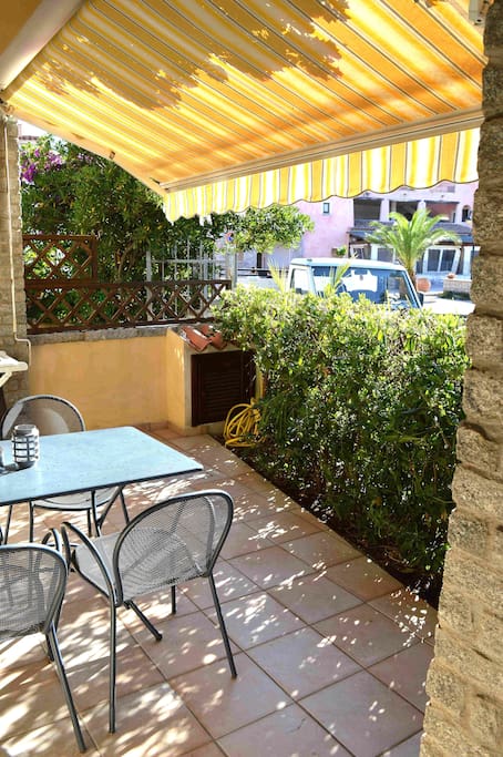front terrace