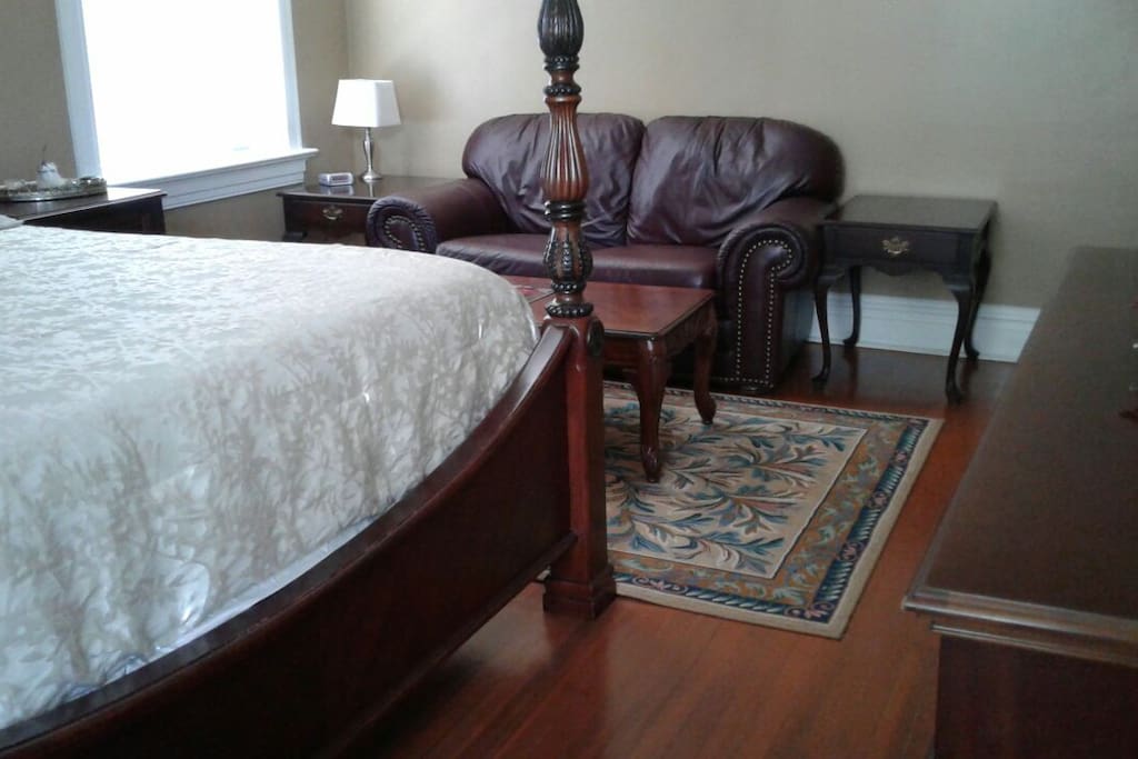 Couch & coffee table den