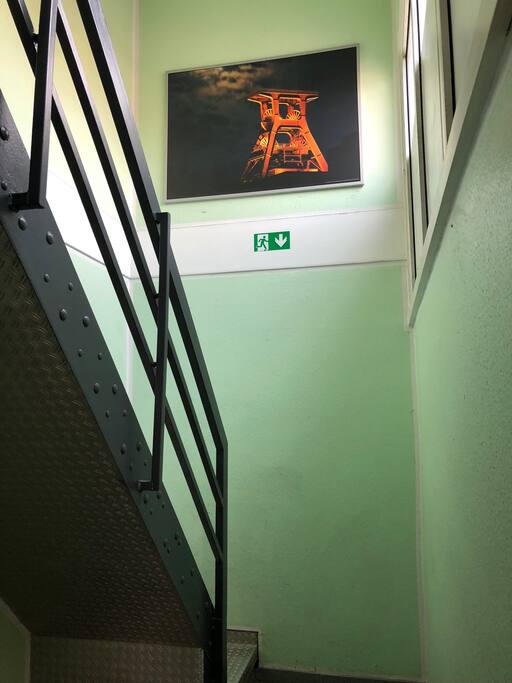 Treppenaufgang zum Gästehaus