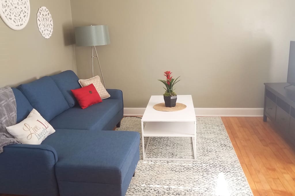 Relaxing Living Room with Smart TV
