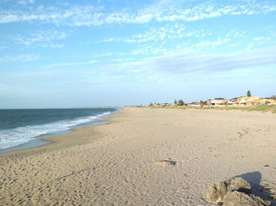 Silver Sands Beach - just a short walk away.