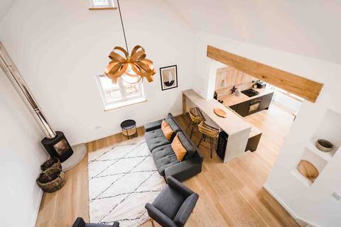 Modern barn conversion Falmouth Cornwall
