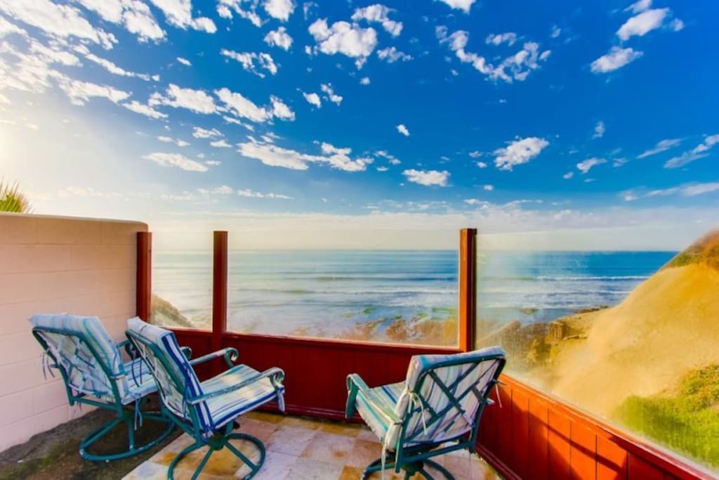 Sit and relax and enjoy the beautiful ocean views