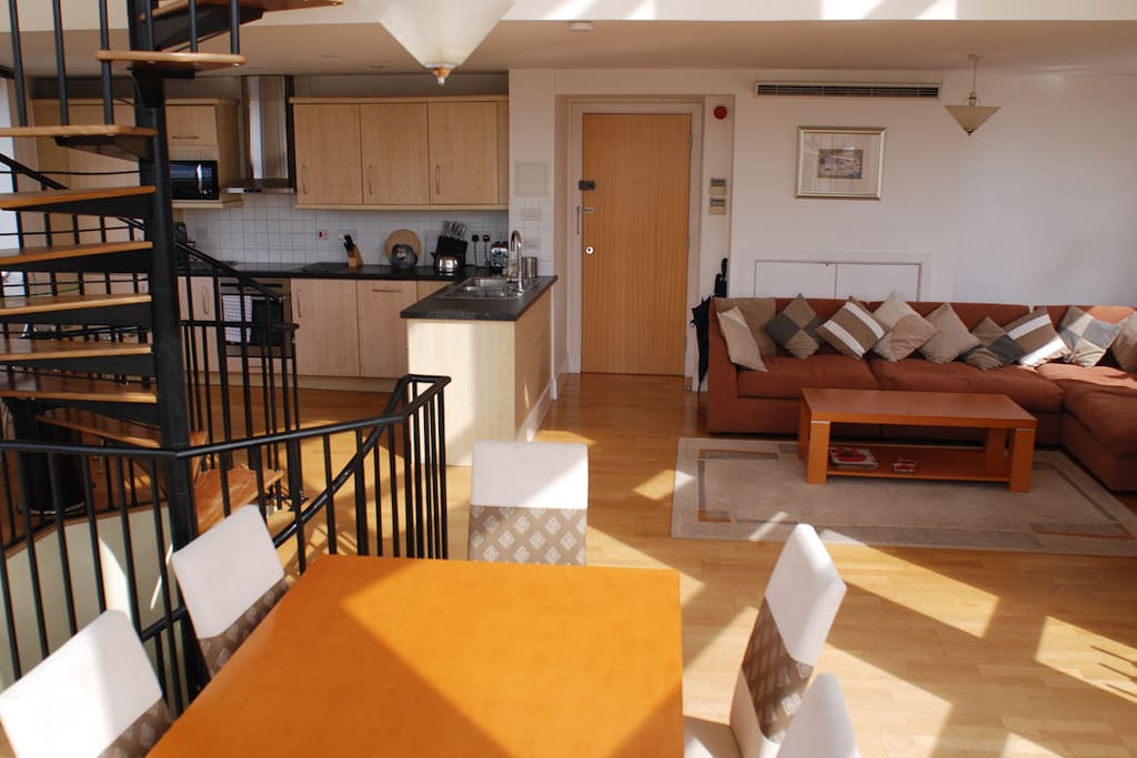 Sitting Area, Kitchen & Dining