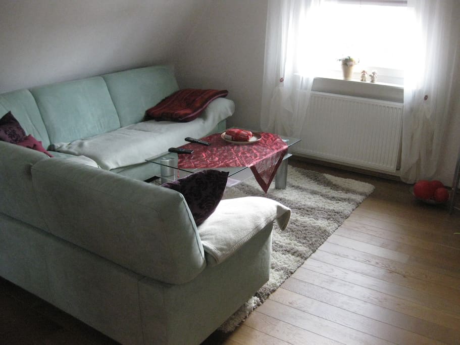 Sitzecke mit TV im
Aufenthaltsraum