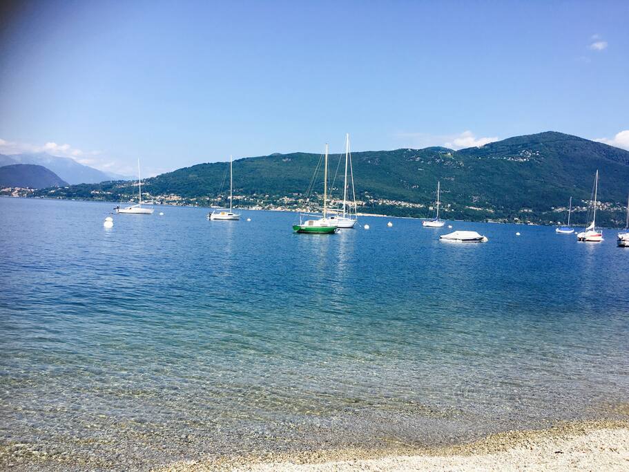 Spiaggia pubblica di Caldè