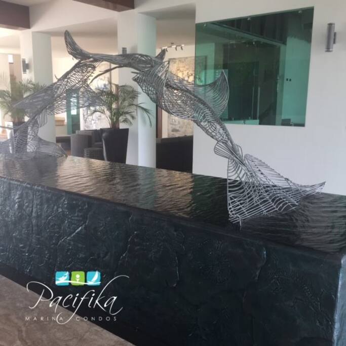 Recibidor del edificio.