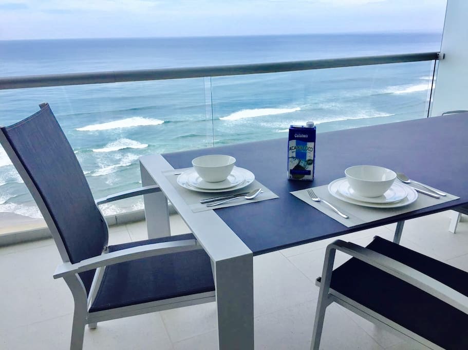 Breakfast with a view