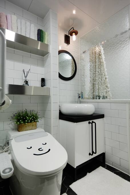 Bathroom and drying toilet