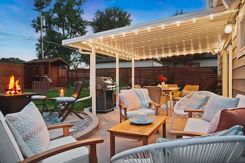 Sunny 1940s Olde Town Charmer with Amazing Patio!