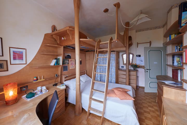 le loft avec 2 lits simple