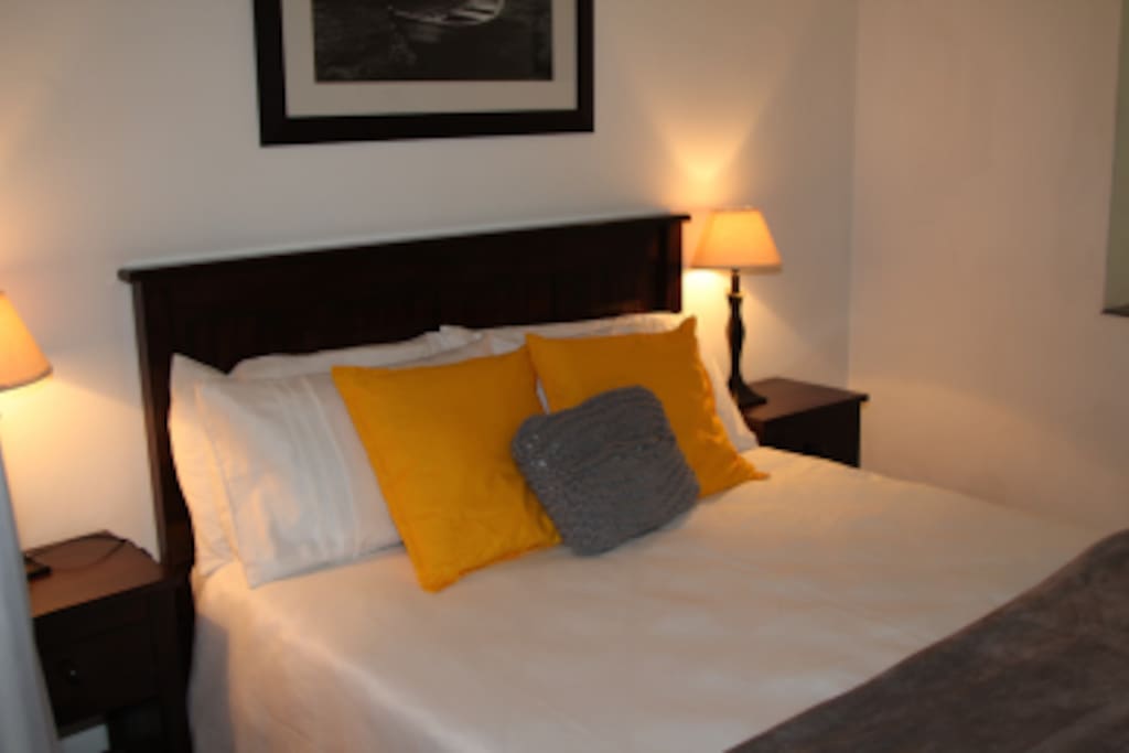Most of our rooms feature soft and comfortable double beds.