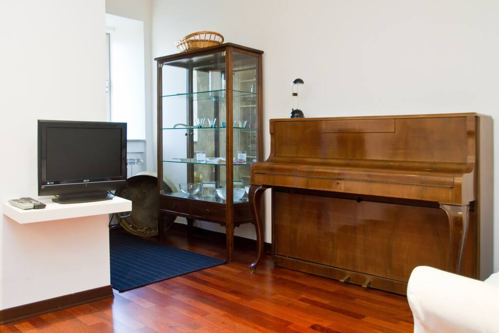FLAT TV IN LIVING ROOM