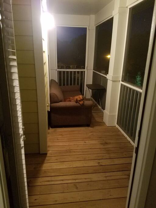 Large screened in porch