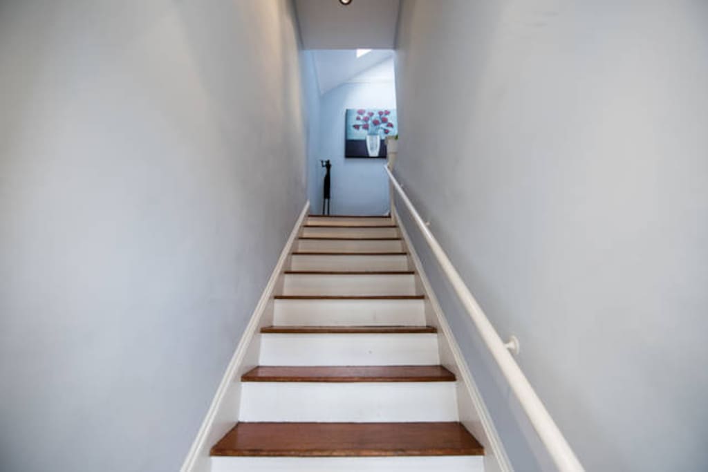 Entryway leading to apartment.