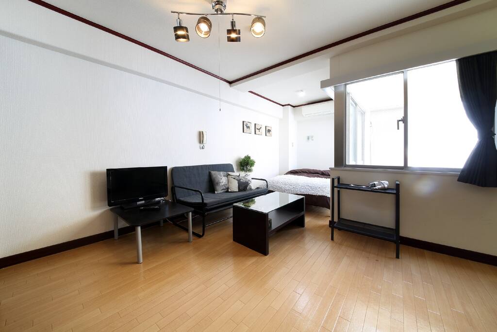 Bright and spacious room