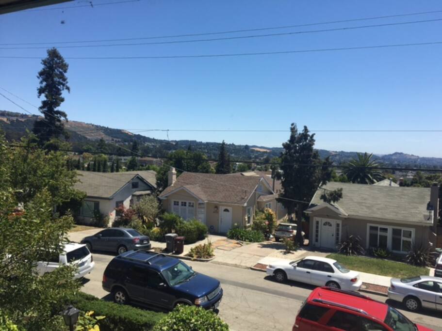 View from living room window