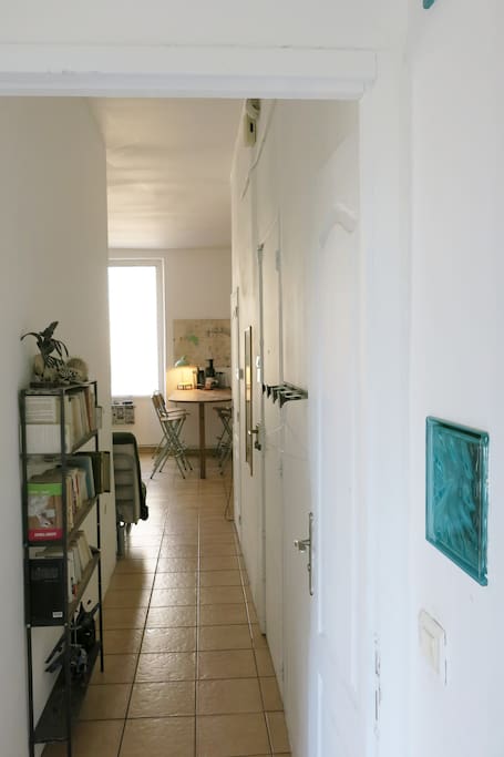 Couloir d'accès aux chambres