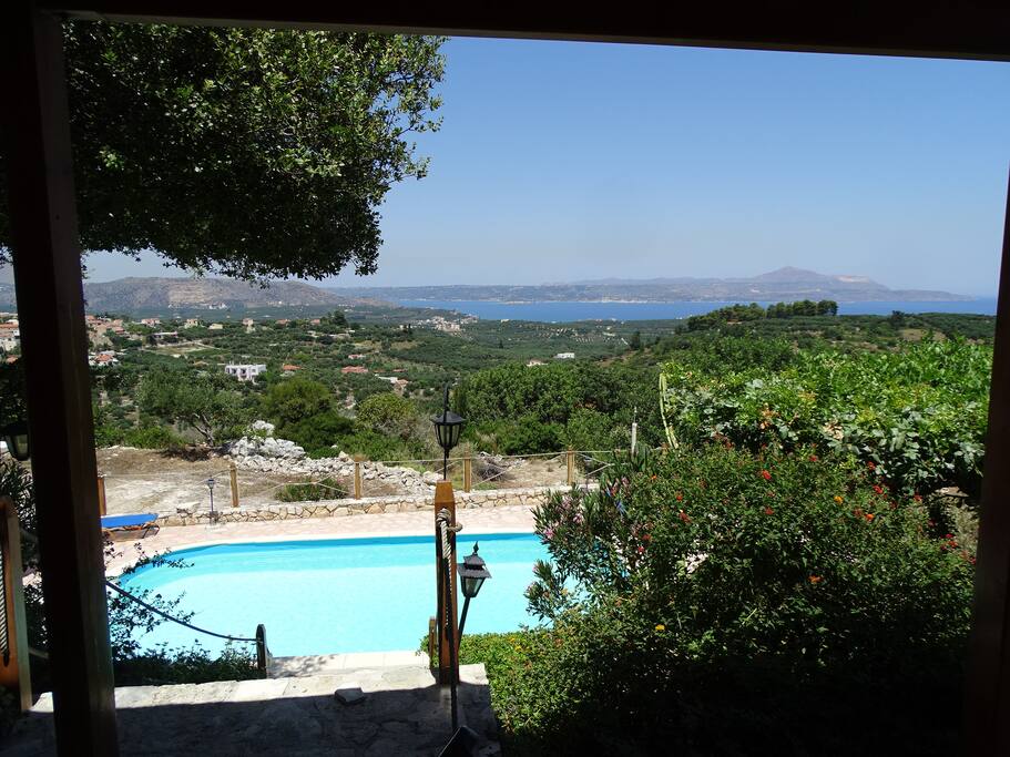 Pool and view from the Veranda