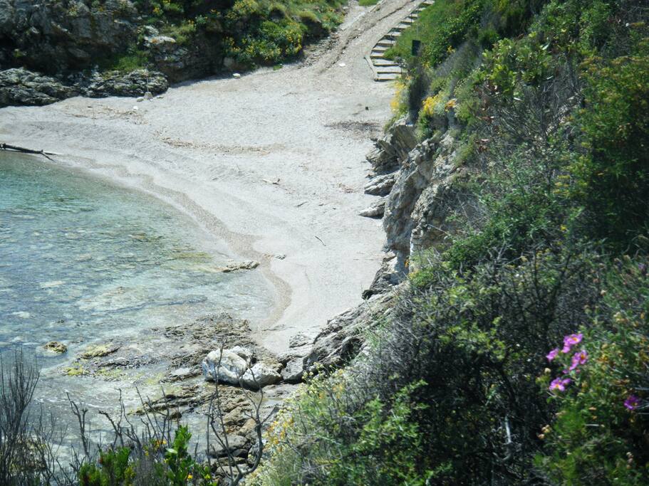caletta privata interna al Comprensorio