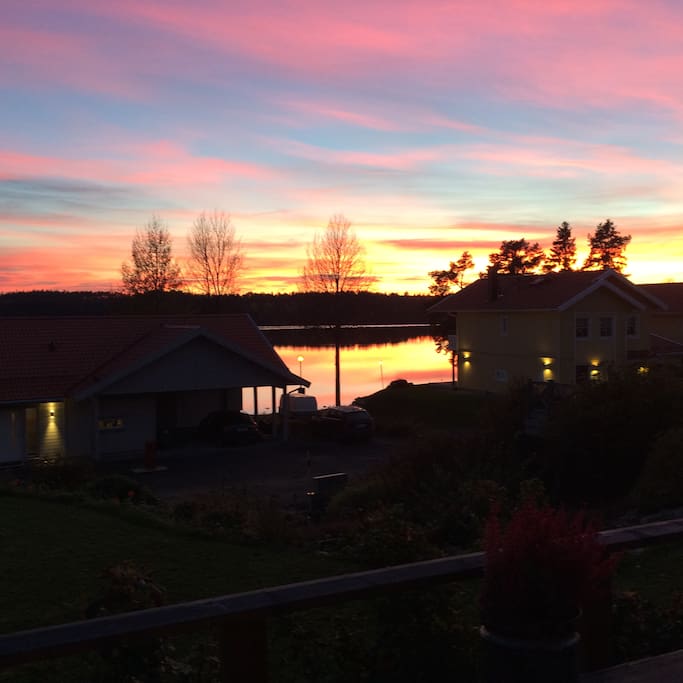 Kvällsutsikt mot Storsjön