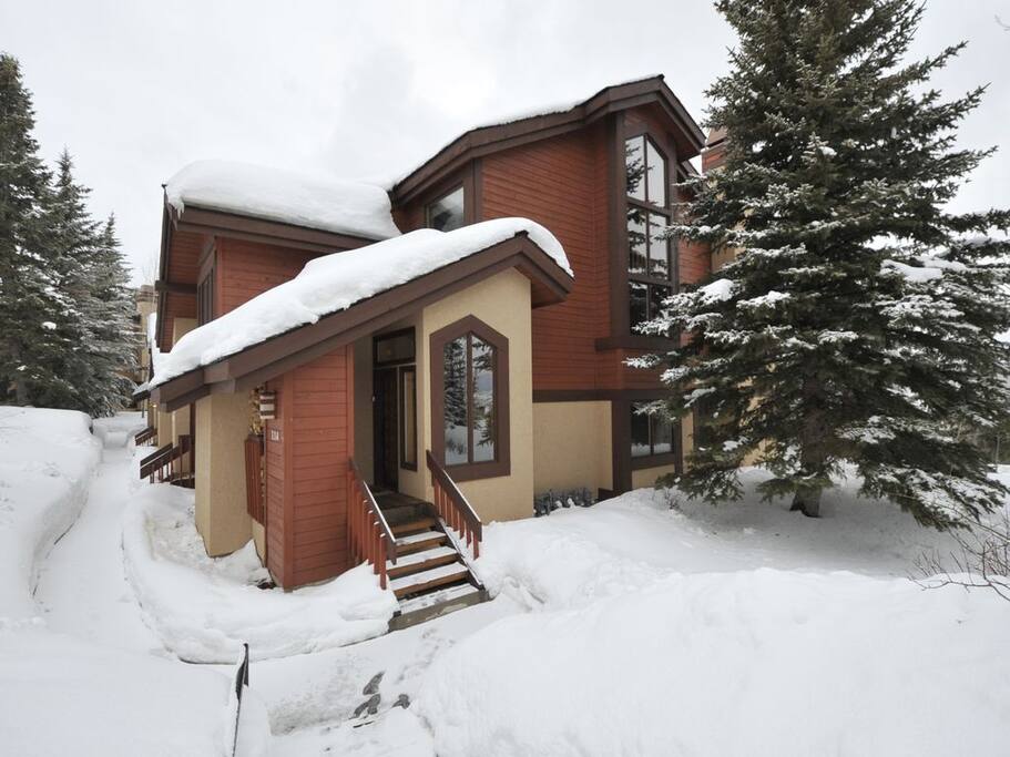 Just off the Ski Trail that Leads Down to Snow Park Lodge