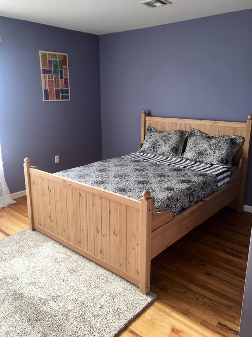 Queen sized bed