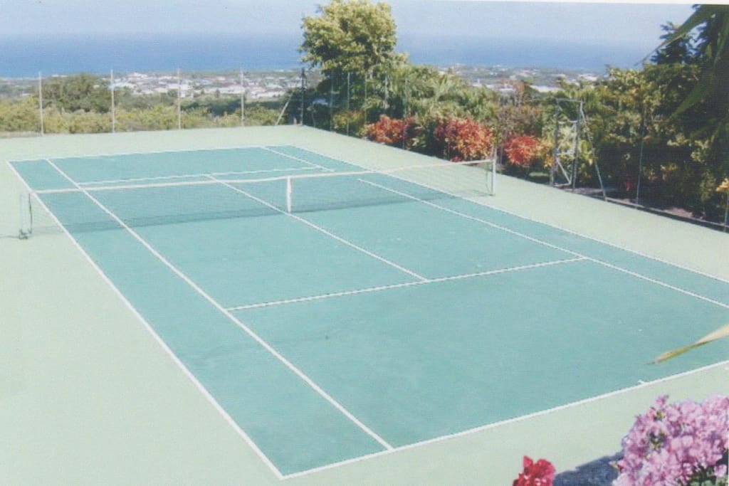 Tennis with a view