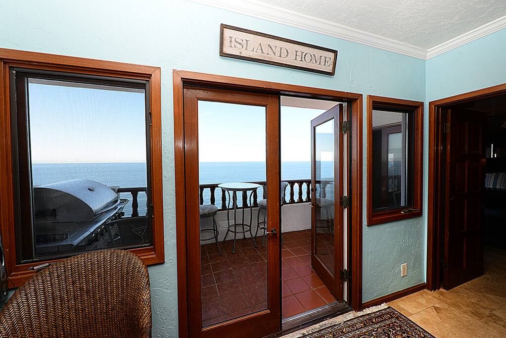 H249 Living Room Out to Patio with View