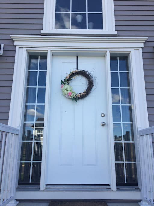 Front door.