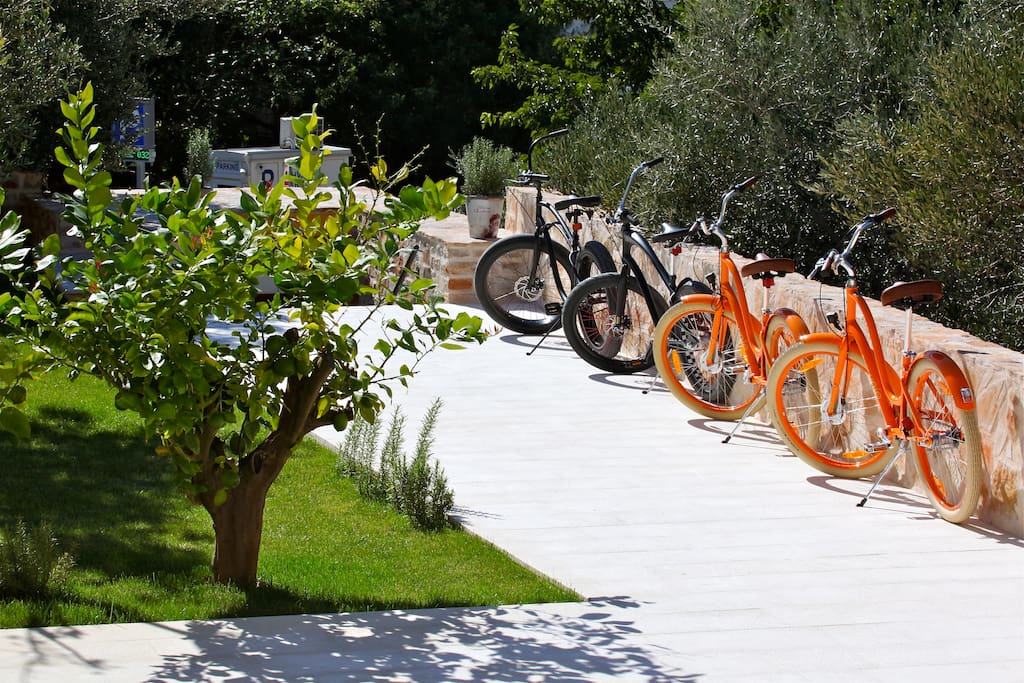 Main entrance and our bikes