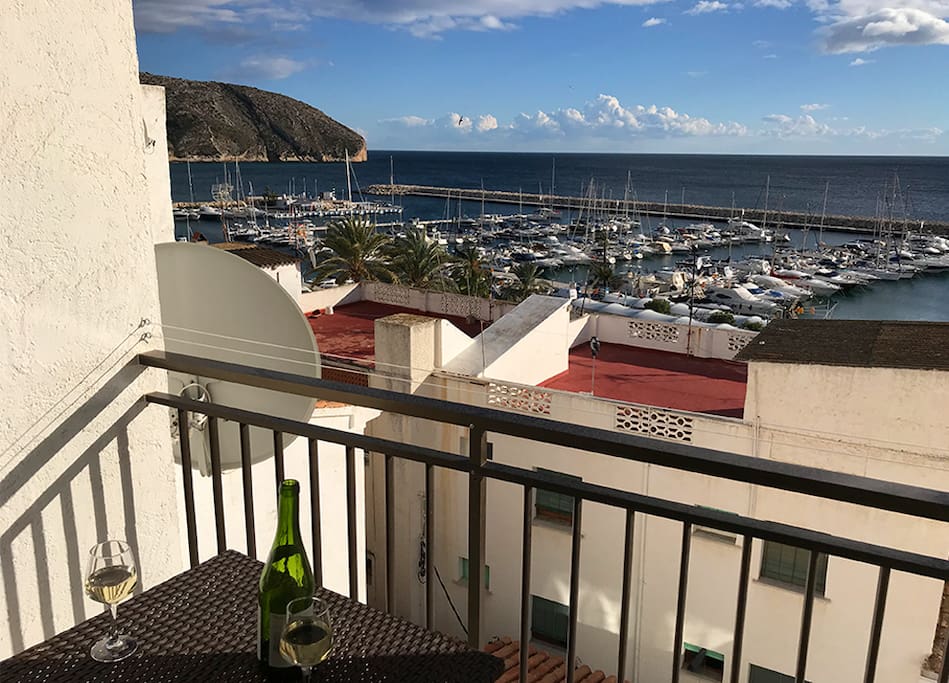 The view from the balcony