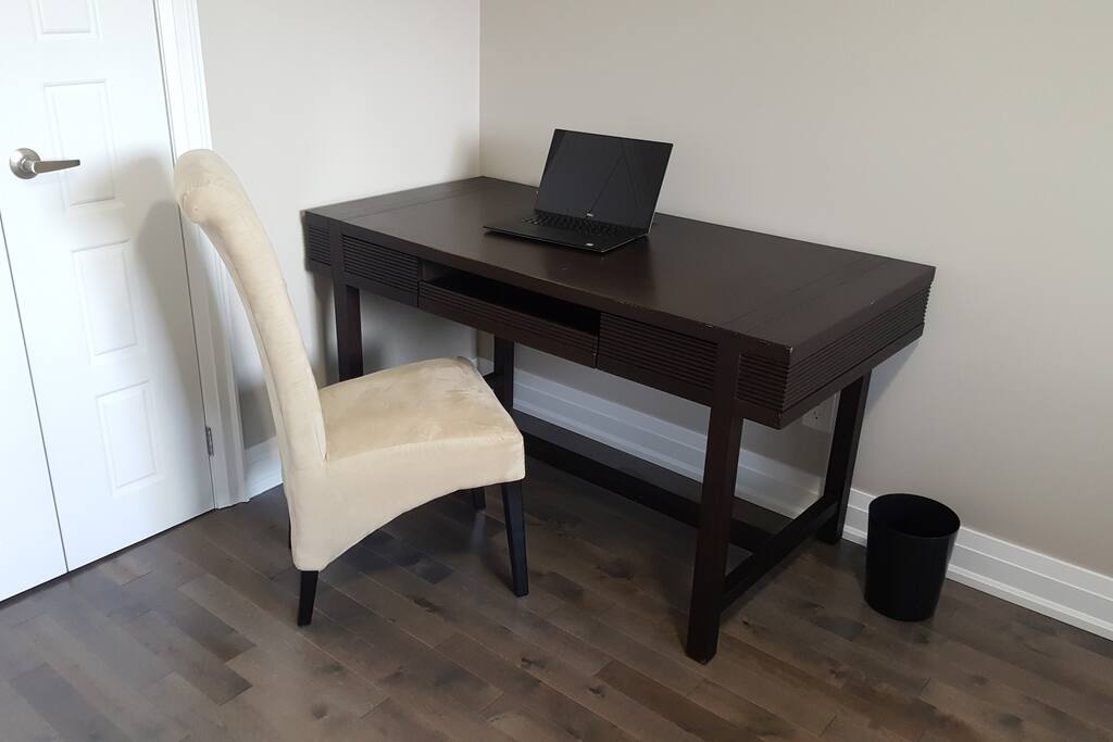 Solid wood desk
