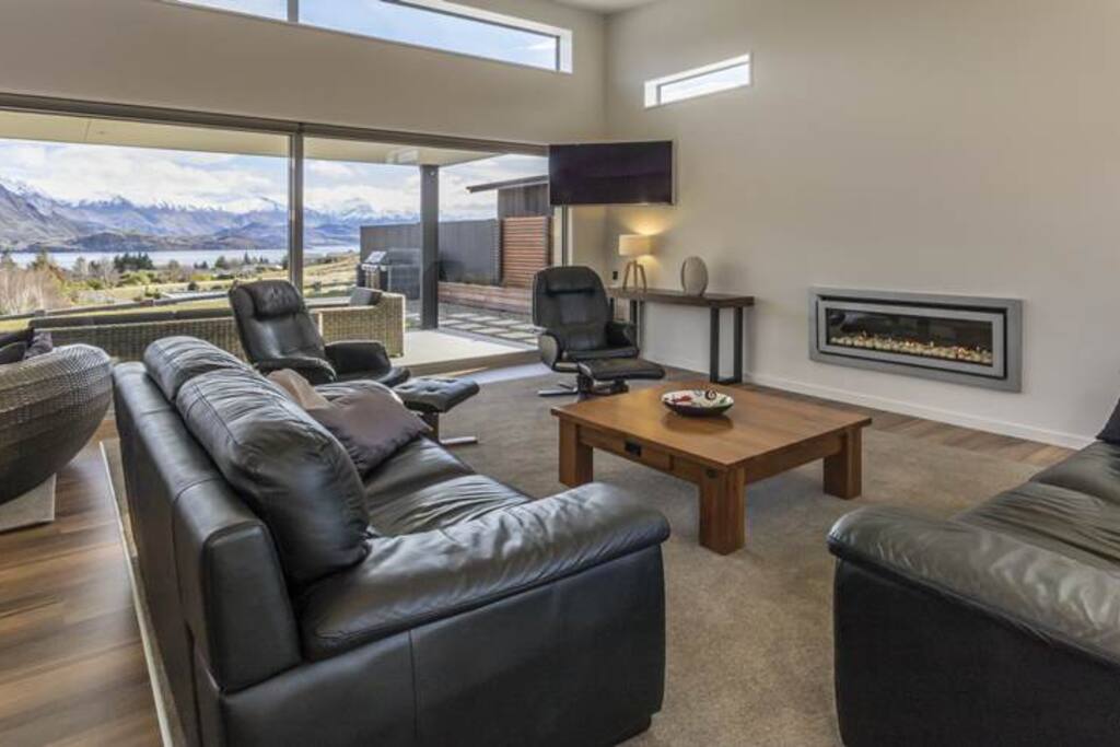 Living Area with Gas Fire