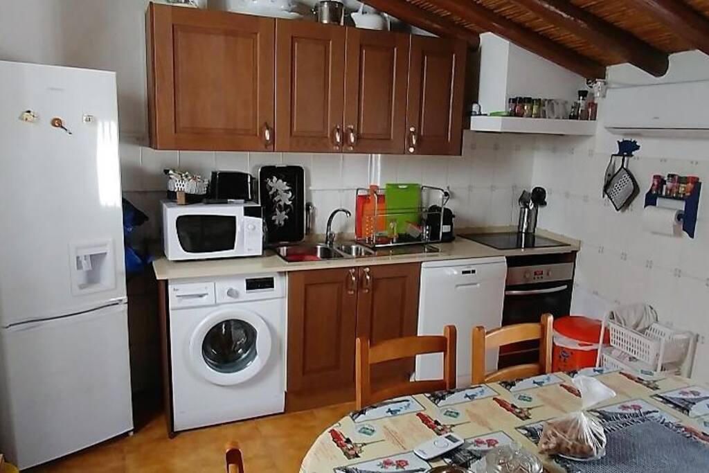 Cozinha, vista aparelhos