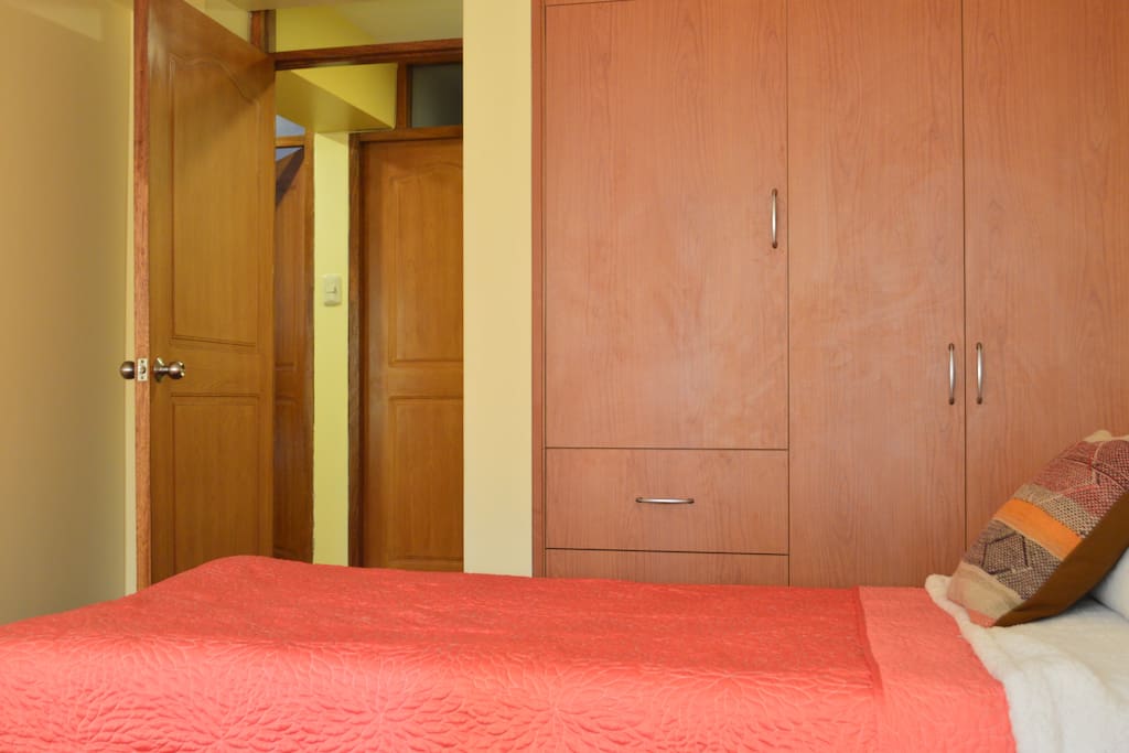 Full closet for your belongings