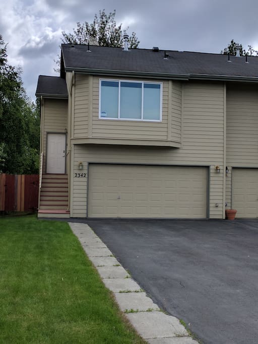 Front entrance and Garage