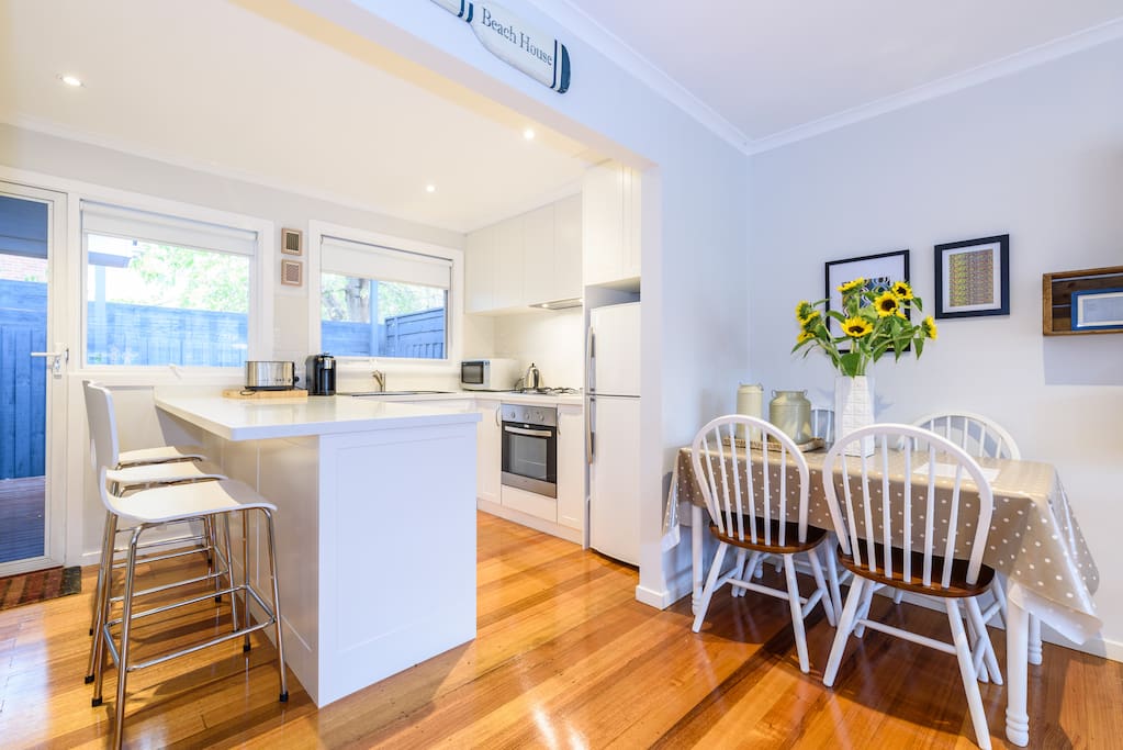 Brand new kitchen with everything you need... dishwasher and coffee machine!